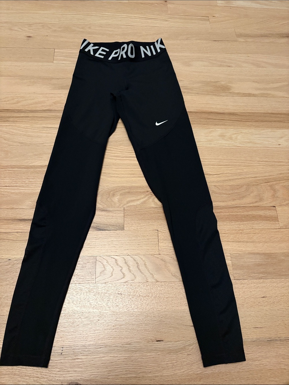 Nike Black Women's Performance Leggings with Branded Waistband